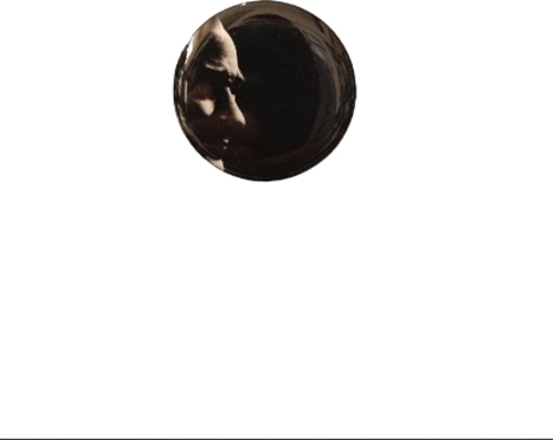 K.Atatürk Silüetli Yuvarlak Etiket Damla Sticker Siyah 3cm