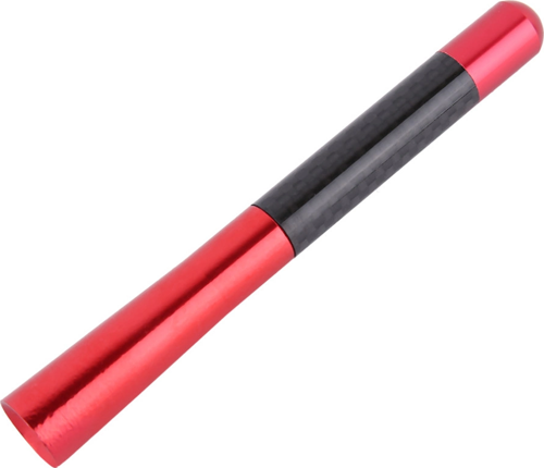 Alüminyum Karbon Fiber Oto Anten Çubuğu Kırmızı