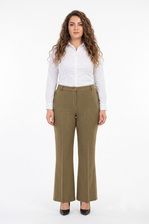 Kadın Kumaş Pantolon Normal Bel Klasik BGL-ST01367