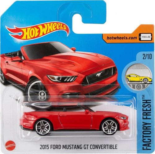 - 2015 Ford Mustang GT Convertible - 2017 - Kırmızı - DTW81 (1/64)