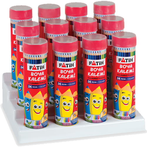 Kuru Boya Metal Tüp Kutu Tam Boy 24 Renk 33224