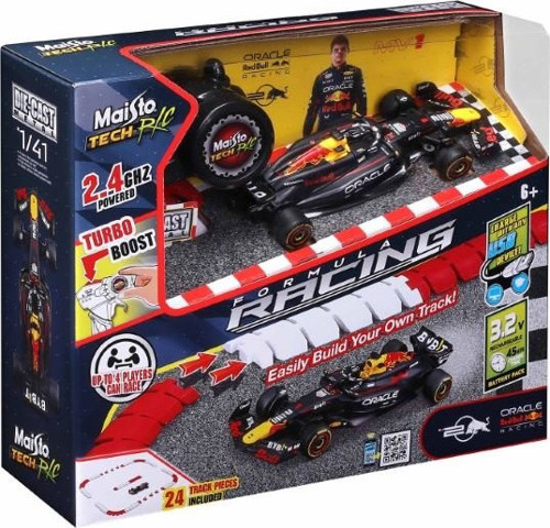 1/41 Die-Cast Red Bull Racing Uzaktan Kumandalı ve Pist Seti Uzaktan Kumandalı Araba