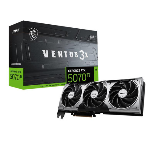 GEFORCE RTX5070TI 16G VENTUS 3X OC 16GB GDDR7 256BIT 1XHDMI 3XDP EKRAN KARTI
