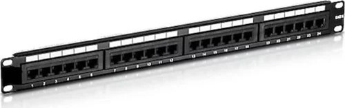 1U 24Port Cat6 Utp Bakır Patch Panel U-P24Utp