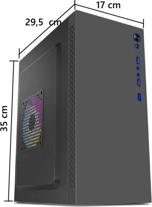 AZTB02600 TITAN 600W SİYAH USB 2.0 MİCRO ATX KASA