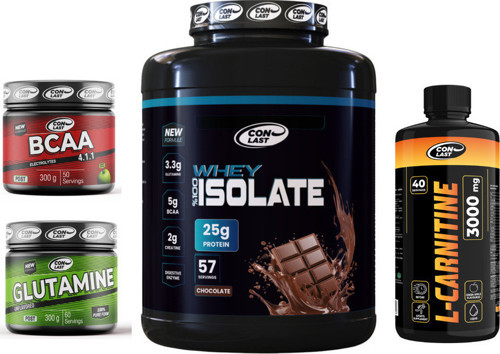 Maksimum Gelişim Paketi ISOLATE Whey Protein 2000 gr Çikolata / 300 gr BCAA / 300 gr GLUTAMINE / L-carnıtıne 3000 Mg