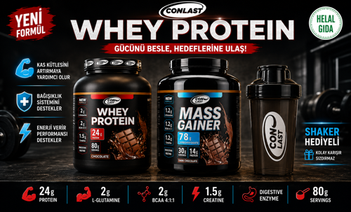 Whey Protein 2000g Mass Gainer 2000g-hediye Shaker