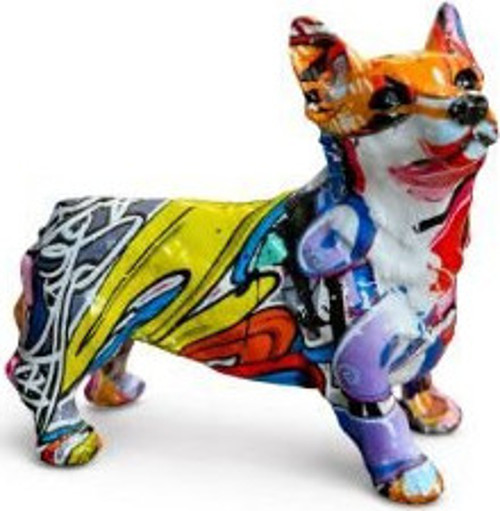 Pop Art Desenli Köpek Biblo