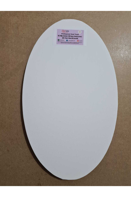 Profesyonel Oval Tuval 60 x 80 cm