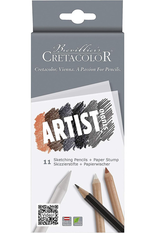 Artist Studio Sketching 11'li Temel Çizim Seti Karton Kutu / 46511