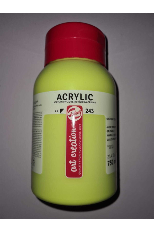 Art Creation Akrilik Boya 750 Ml. No:243 Greenish Yellow