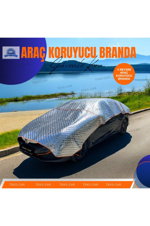 Otomobil Branda Örtüsü Güneş-Dolu-Kar Ve Donmaya Karşı 5 Katmanlı Universal Araba Örtüsü