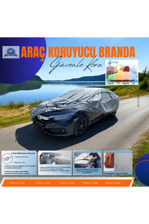 Oto Branda Tüm Binek Araçlara Uyumlu 4 Mevsim Oto Koruyucu Brandası Örtüsü (Sedan-Suv-Hatchback)