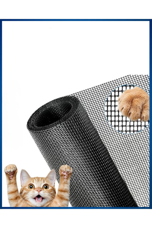 Yırtılmaz Sineklik Kedi Teli (Pet Tül) (En: 80 Cm - Uzunluk: 100 Cm)