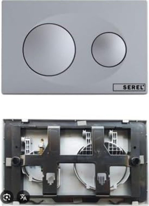 Rbyeshop Eca Serel P40-0180 P40 Gömme Rezervuar Mat Krom Rezervuar Paneli 788459
