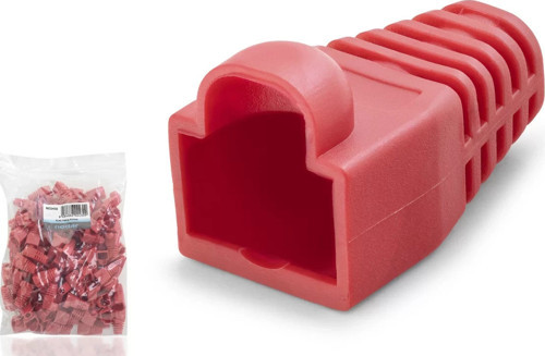 Rj45 Konnektör Papuç 100’Lü Paket - Kırmızı Nd2430