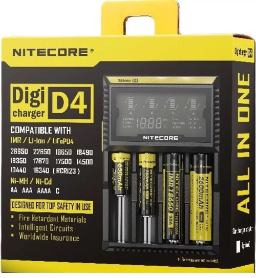 D4 Digi Charger Li-ion / NI-CD / NI-MH / LifePO4 Dijital Pil Şarj Cihazı