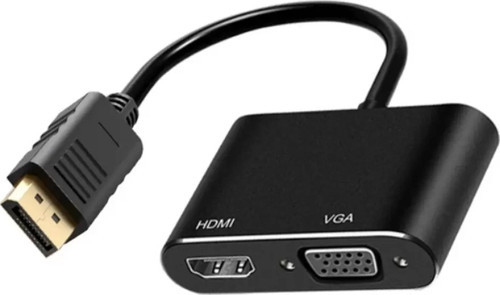 ZR723 Dp To Hdmı+Vga Çevirici