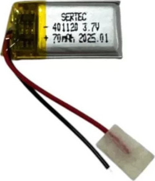 401120 3.7V 70 MAh Li-Polymer Pil (Devreli/1.5A)
