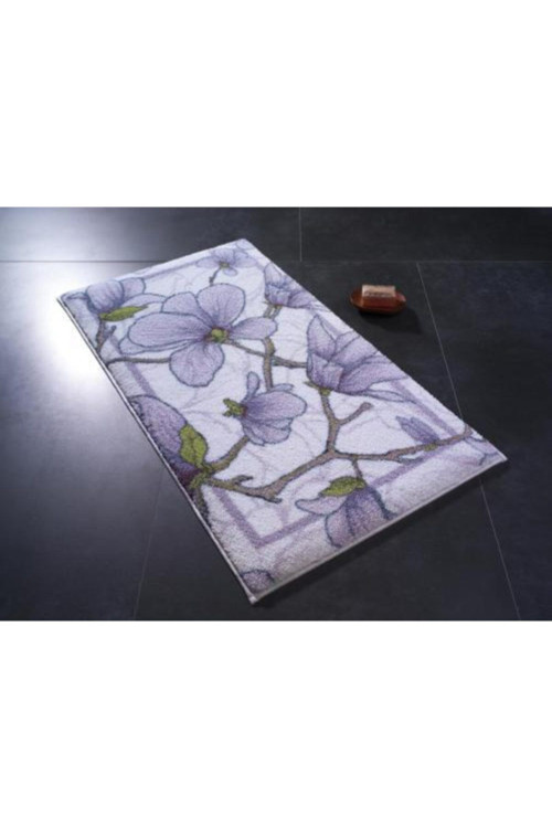 Interlace 50X57 Cm Lila Banyo Halısı