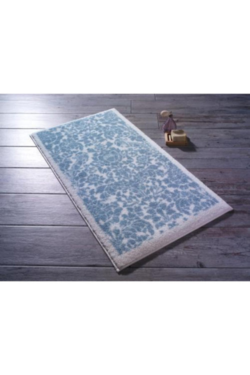 Stencıl 50X57 Antik Mavi Banyo Halısı
