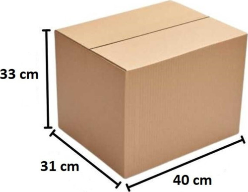 - 5 Adet 40X31X33 Cm Kutu Koli Boş Karton , Taşıma Taşınma Kutusu , Çift Oluklu 1.Kalite