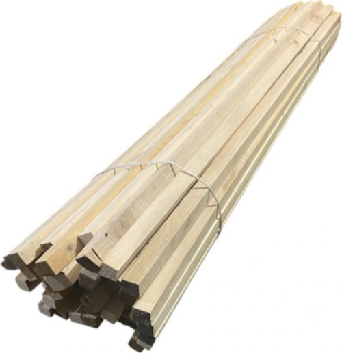 10 Adet Silinmiş Ahşap Çıta 2X2X100 Cm , Blok - Hobi - Tahta - Taslak - Kereste