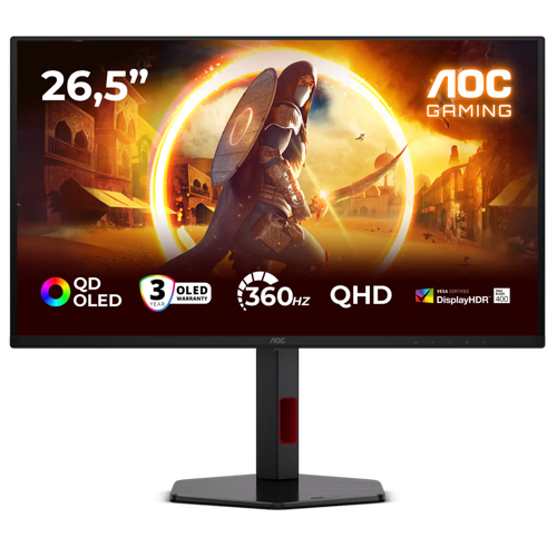 Q27G4SDR 27" 360Hz 0.03ms HDM DPI USB 3.2 G-Sync HDR400 Pivot QHD QD-OLED Monitör