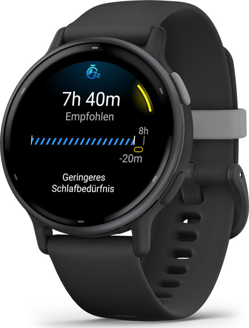 Vivoactive 5 42 mm - 1,2" AMOLED dokunmatik ekrana, 11 güne kadar pil ömrüne, fitness ve sağlık işlevlerine, 30'dan fazla spor uygulamasına, müzik, GarminPay'e sahip GPS akıllı saat