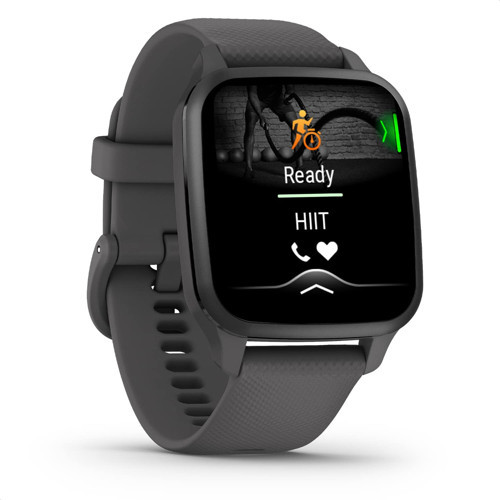 Venu Sq 2 - 1,4" AMOLED ekranlı GPS fitness akıllı saati, uyku puanı ve 25'ten fazla spor uygulamasıyla uyku analizi, 7/24 sağlık verileri, ödeme, 11 güne kadar pil ömrü ve su geçirmez