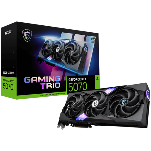 GeForce RTX 5070 12G GAMING TRIO OC GDDR7 DLSS 4 192 Bit Ekran Kartı