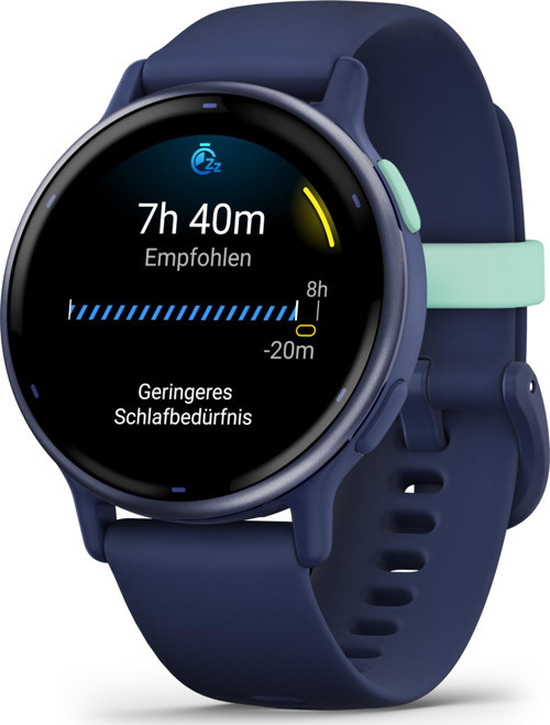 Vivoactive 5 42 mm - 1,2" AMOLED dokunmatik ekrana, 11 güne kadar pil ömrüne, fitness ve sağlık işlevlerine, 30'dan fazla spor uygulamasına, müzik, GarminPay'e sahip GPS akıllı saat
