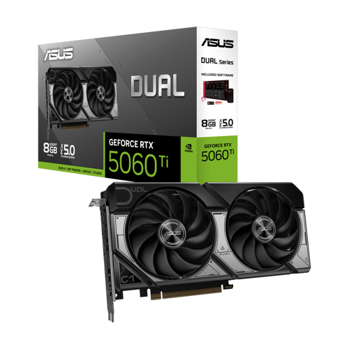 Dual GeForce RTX 5060 Ti 8GB GDDR7 DLSS 4 128 Bit Ekran Kartı