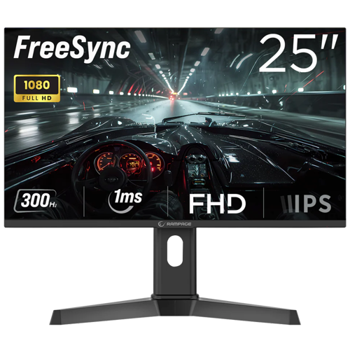 RAGE RG25R300 25" 300Hz 1ms HDMI DP Freesync FHD Fast IPS Gaming Monitör