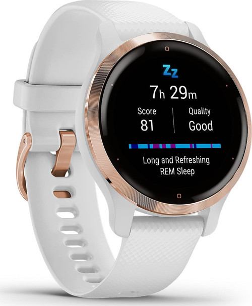 Venu 2S - ultra keskin 1,1" AMOLED dokunmatik ekran, sağlık işlevleri, önceden yüklenmiş 25'ten fazla spor uygulaması, müzik ve ödeme özelliklerine sahip ince GPS fitness akıllı saati