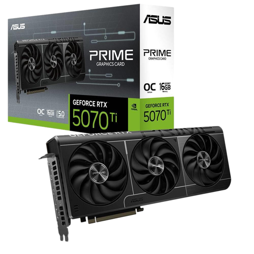 PRIME GeForce RTX 5070 Ti 16GB OC Edition GDDR7 DLSS 4 256 Bit Ekran Kartı