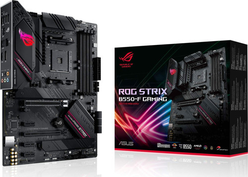 ROG Strix B550-F Oyun Anakartı Soketi AM4 (ATX, Ryzen, PCIe 4.0, Intel 2,5 Gbit/s Ethernet, soğutucularla 2X M.2, SATA 6 Gbit/s, USB 3.2 Gen 2, Aura Sync)
