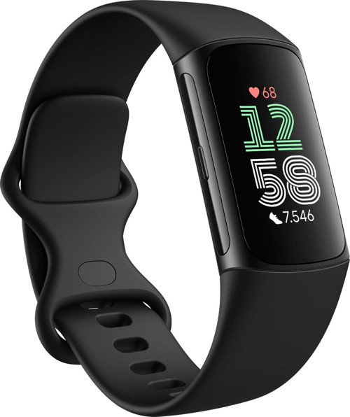 Google Fitbit Charge 6 etkinlik izleyici, 6 aylık premium üyelik, 7 günlük pil ömrü, Google Cüzdan ve Haritalar içerir