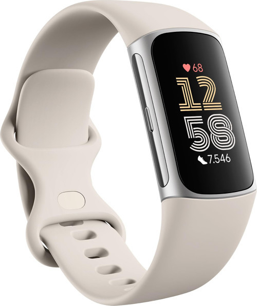 Google Fitbit Charge 6 etkinlik izleyici, 6 aylık premium üyelik, 7 günlük pil ömrü, Google Cüzdan ve Haritalar içerir