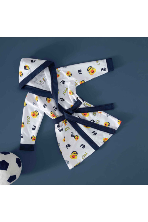 Lisanslı Fenerbahçe Baskılı 4-6 Yaş Bebek Bornoz