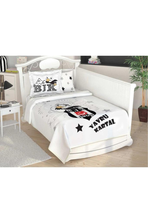 Lisanslı Bebek Pike Takımı Beşiktaş Yıldız Baby