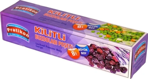 AKLLI85 Büyük Kilitli Buzdolabı Poşeti HMNGO87879