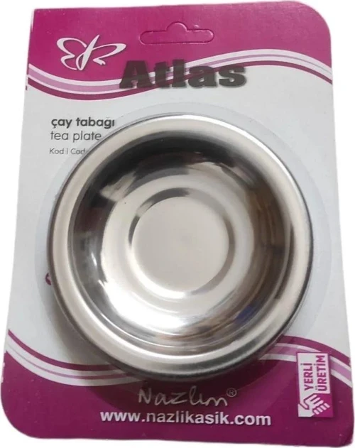 AKLLI85 6'lı Metal Çay Tabağı HMNGO87879