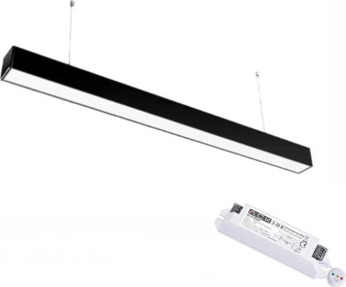 60 Cm Acil Kitli Linear Sarkıt Armatür Aydınlatma (Antrasit Kasa 4000 K )