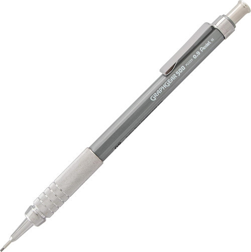 Graphgear Teknik Çizim Ve Yazı İçin Mekanik Kurşun Kalem, 0.9 Mm, Gri, Kutusunda
