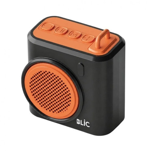 BLS-92 6W Bluetooth 5.4 Kablosuz Hoparlör 1200mAh USB TF Kart Type-C Askılı Taşınabilir Mini Speaker Siyah