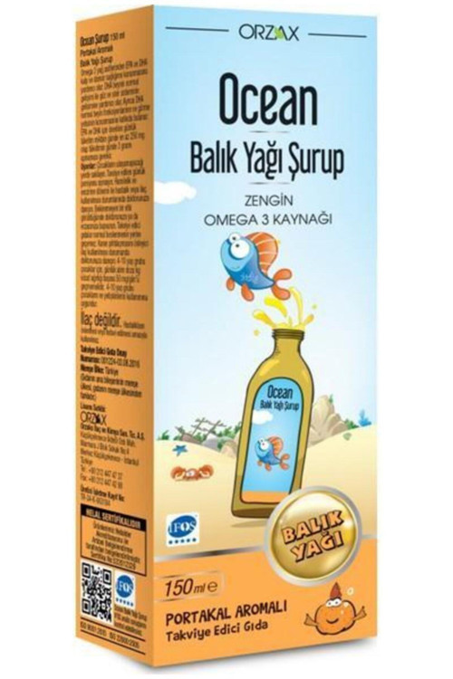 Omega 3 Portakallı Balık Yağı 150ml