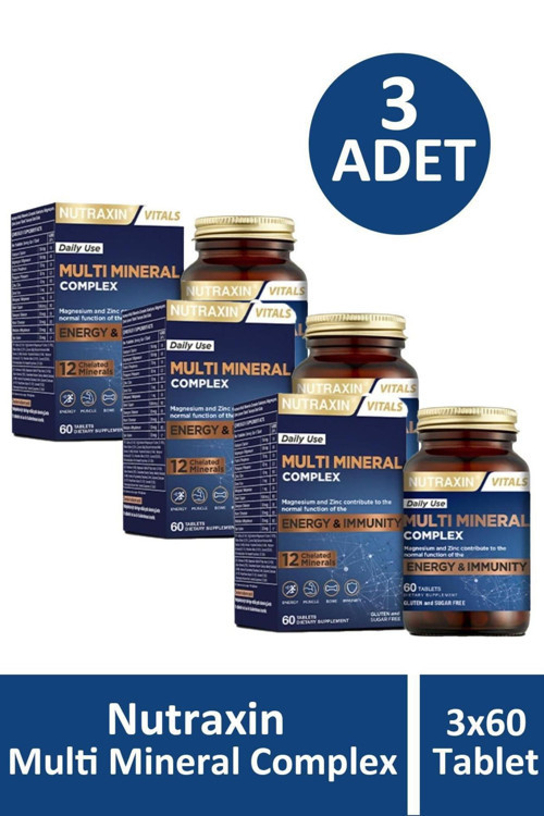 Multi Mineral Complex 60 Tablet 3 Adet