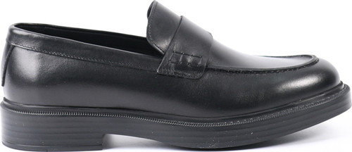 Hakiki Antik Deri Siyah Loafer Erkek Ayakkabı - E4291