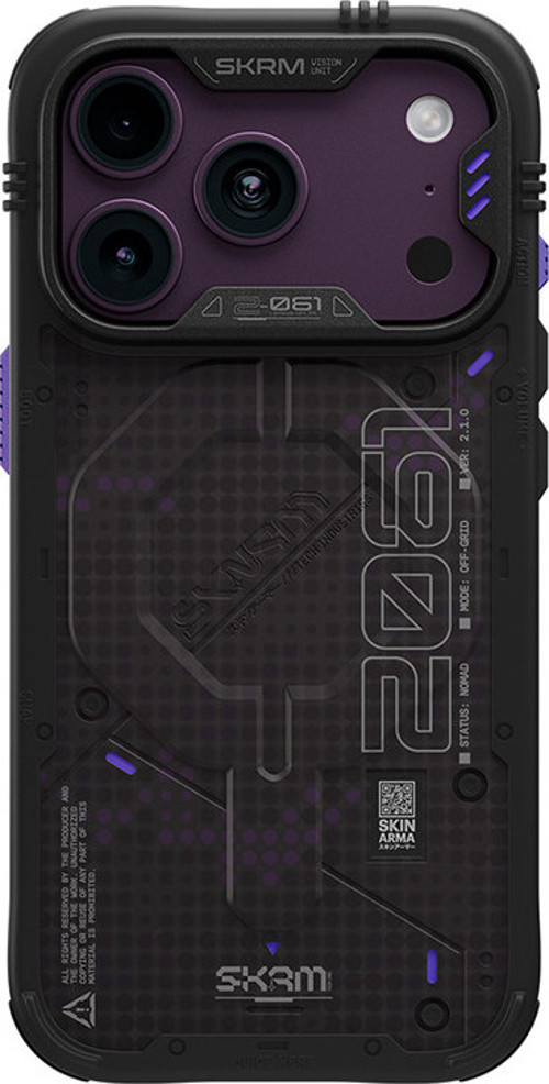 İphone 18 Pro Uyumlu Kılıf M-Safe Şarj Özellikli Airbag Tasarımlı Vigor Xe Kapak Mor
